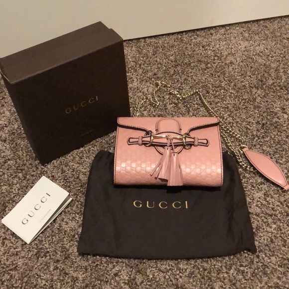 gucci signature mini bag pink